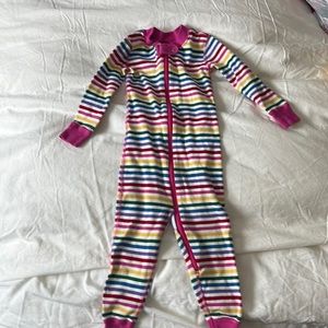 Hanna anderson 2t zip up pajamas